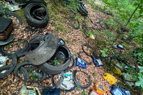 POL-MA: Heddesbach/Rhein-Neckar-Kreis: Unbekannte entsorgen illegal Müll im Wald und verunreinigen den Boden – Zeugenaufruf