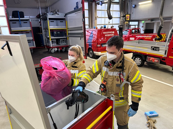 FW Weinheim: Weltkrebstag – Wenn Feuerwehr und Krebsprävention zusammenkommen